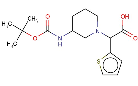 (3-BOC-AMINO-PIPERIDIN-1-YL)-THIOPHEN-2-YL-ACETIC ACID